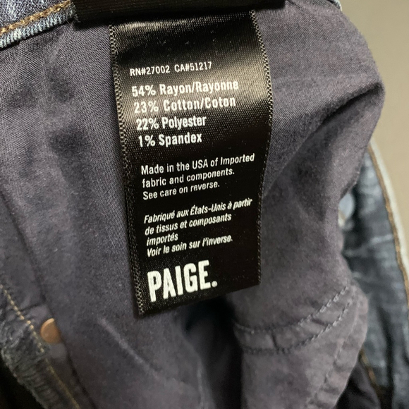 B24-Men's Paige Jeans Size 36 Blue - Picture 5 of 7